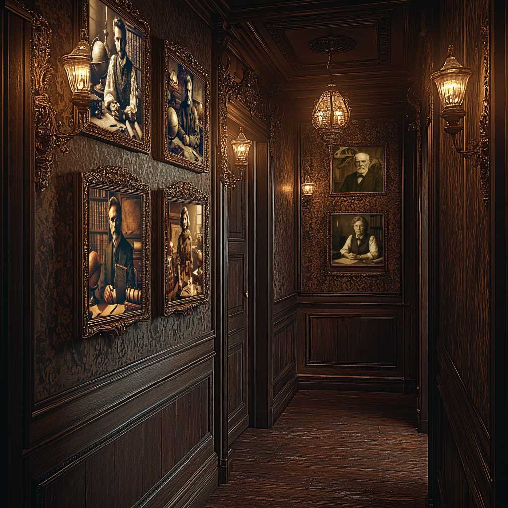 Mur de portraits
